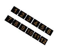 SAFIGLE 12 pièces Marqueurs Numérotés pour Scènes de Crime Accessoires Détective pour Jeux de Rôle et Soirées Marqueurs Élégants et Fonctionnels pour Enquêtes et Fêtes Halloween