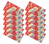 SAFIGLE 12 Pièces Year Of The Snake Envelopes Chinese Year Money Packets Traditional Lucky Pockets For Lunar Wedding Celebrations