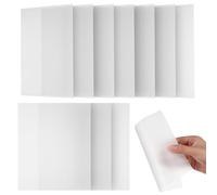 SAFIGLE 12 Pochoirs Vierges 3d en Pvc Transparent, Feuilles de Gabarits Réutilisables pour Machines de Découpe, Kit 12 Pièces, Accessoires pour Dessin, Bricolage et Loisirs