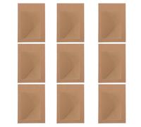 SAFIGLE 120 Pièces Ensemble de Papeterie Vintage en Papier Kraft Khaki Cartes D'invitation et Enveloppes pour Créations de Faire-Part Mariage Décor Romantique