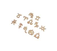 SAFIGLE 12pièces Boucles Oreilles Cuivre Avec Signes Du Pendentifs Diy Élégants Et Stylés Pour Femme Bijoux à Diverses Tenues