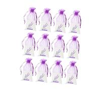 SAFIGLE 12pièces Sachets Organza à Cordon De Serrage Pour Rangement Multi-usage Sachets Vides Parfumés Pour Lavande Et Épices Sacs Léger Pour Préservation