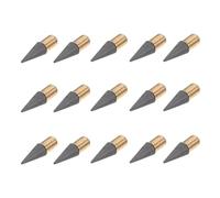 SAFIGLE 15 Pièces Plume sans Encre Remplaçable, Graphite Alliage | Pointes de Rechange pour Crayons, Installation Facile, Usage Prolongé, pour Cahiers et Exercices de Dessin