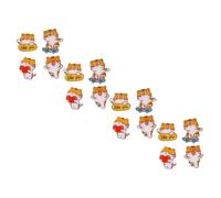 SAFIGLE 16 pièces Broches Acrylique Forme de Tigre Accessoires de Mode Colorés pour Sacs et Vêtements Décoratifs et Uniques Parfaits pour Style Personnalisé
