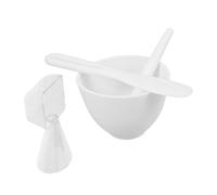 SAFIGLE 1ensemble Bol à Masque Silicone Avec Spatule Et Cuillère Doseuse De Mélange Pour Soins Du Visage Et Masques Faciaux Pratique Et Facile à Utiliser Pour Maison Et Salons De