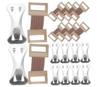 SAFIGLE 1ensemble Clips Élastiques Pour Bandages De Clips De Fixation Élastiques Accessoires De Secours Pratiques Et Compacts Pour Trousse De Secours Et Utilisation Extérieure
