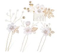 SAFIGLE 1ensemble Épingles à Cheveux Pour Mariée Peigne Latéral Et Épingles Forme De De Mariage Élégants Et