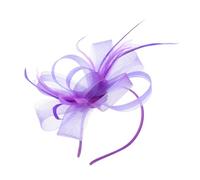 SAFIGLE 1ensemble Fascinator Plume Avec Noeud Pour Mariage Et Fête Accessoire De Cheveux Élégant Pour Femmes Et Filles Headband Pratique Et Raffiné Pour Tea Party Et Célébrations