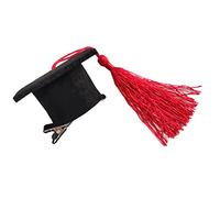 SAFIGLE 1Pc Docteur Chapeau Épingle À Cheveux Graduation Sa Casquette De Remise Des Diplômes Enfants Fête De Remise Des Diplômes Gland Chapeau Pince À Cheveux Doctoral Pince À Cheveux