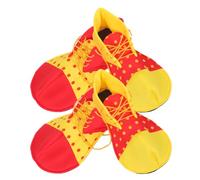 SAFIGLE 2 Paires Chaussures de Clown Grandes Accessoires Cosplay pour Spectacles et Fêtes pour Costume de Clown Légères et Résistantes Adaptées Aux Performances et Halloween