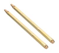 SAFIGLE 2 pièces Baguettes de Radiesthésie Portables Cuivre Massif Tiges Sourciers Flexibles pour Détection Extérieure Outils de Divination Robustesse et Confort