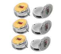 SAFIGLE 2 Pièces Boîte à Bijoux Métallique avec Couvercle Rangement pour Chapelet Bijoux Cosmétiques Coffret pour Première Communion Baptême Souvenirs Religieux