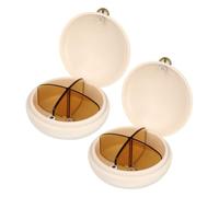 SAFIGLE 2 Pièces Boîte Pilules Portable Compacte et Légère Pilulier à Compartiments pour Voyage Camping et Rangement Extérieur