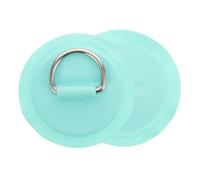 SAFIGLE 2 Pièces Boucle de Fixation Acier Inoxydable pour Kayak et Canoë | Anneau de Rechange Léger, PVC et Métal, pour Cordage, Montage Rapide, Pièce de Secours