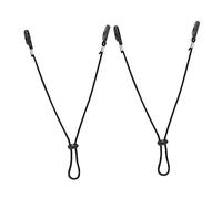 SAFIGLE 2 Pièces Clip De Capuche Coupe-vent Ajustable Preuve Retenir Clips Transpirer Enfant Clip Coupe-vent Chasse Ajuster Hommes De Plein Air Prise Agrafe Anti Forme Étanche Nylon Noir