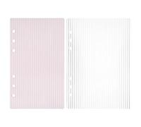 SAFIGLE 2 Pièces Couvertures de Classeur A5 en Acrylique Transparent, Protection Rigide pour Cahier à Feuilles Mobiles, Couverture de Cahier Élève et Bureau, Classeur à Inserts pour Usage