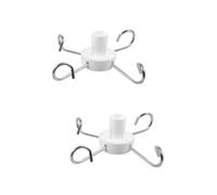 SAFIGLE 2 Pièces Crochet de Suspension Acier pour Support Infusion Accessoire Pratique et Durable pour Hôpital Compatible Supports de Installation Simple et Facile