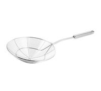 SAFIGLE 2 Pièces Cuillère Écumoire Inox Passoire Araignée Légère et Ergonomique pour Friture Hot Pot Nouilles avec Crochet Intégré pour Rangement Facile