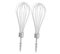 SAFIGLE 2 pièces Électriques Acier Inoxydable pour Mini Perceuse Accessoires Batteur à Œufs pour Mélange Rapide de et Œufs Plat Polyvalent pour Ustensiles de Cuisine Réutilisable