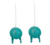 SAFIGLE 2 pièces Joint de Chasse Eau Wc Silicone Vert avec Accessoires de Réservoir de Toilette Étanches et Durables pour Remplacement de Clapet de Vidange