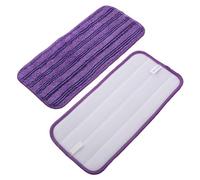 SAFIGLE 2 Pièces Lingette De Nettoyage Réutilisable Lavable Compatible avec Swiffer pour Têtes De Balai De Rechange