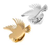 SAFIGLE 2 Pièces Lot D’épingle de Revers Symbole de Paix Homme Broche Costume Marié Accessoire Mode Animalière