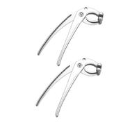 SAFIGLE 2 pièces Lot de Pinces Anti-brûlure Épais pour Plaque et Plat Chaud Pince de Serrage Stable pour Plaques de Cuisson et Plats à Pizza Outil Multifonction pour Cuisine Sécurisée