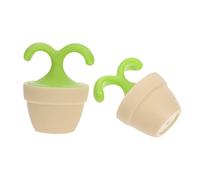 SAFIGLE 2 Pièces Masseur à bille roulante outil à bille roulante masseurs petit forme rouleau massage masseur de soins du corps appareil de massage corporel portatif Acier inoxydable Vert