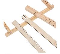 SAFIGLE 2 pièces Métier à Tisser Bois Petit Format DIY Kit Tissage Manuel Garçon Fille Outil Éducatif pour Création Ceintures et Écharpes