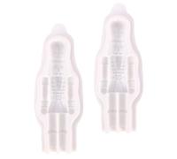 SAFIGLE 2 pièces Moule Silicone Casse-noisette Lot pour Pâtisserie et Décoration Noël Moules à Biscuits et Chocolat Réutilisables Accessoires DIY pour Gâteau et Résine