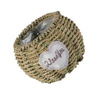SAFIGLE 2 Pièces Panier de Fleurs en Rotin, Pot de Fleurs Tressé Maison, Panier de Style Campagnard, Compact, Léger, pour Plantes et Succulentes, Fleuriste et Chambre