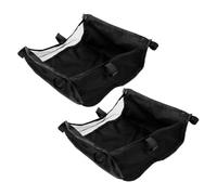 SAFIGLE 2 pièces Panier de Rangement Sous Poussette Filet Cosy Chariot pour Organiser et Stocker Produits Installation Rapide et Fixation Sécurisée