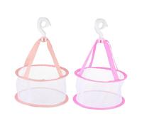 SAFIGLE 2 pièces Panier de Séchage pour Éponges de Maquillage et Pinceaux Filet de Rangement avec Suspendu Grand Capacité pour Sèche Outils de Beauté Accessoire Pratique pour Salle de