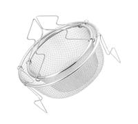 SAFIGLE 2 pièces Panier Friteuse Ronde Inox avec Poignée Passoire Multifonction pour Frites Poulet Snacks Lot
