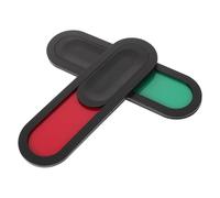 SAFIGLE 2 Pièces Panneau Magnétique de Confidentialité pour Bureau et Toilettes, Panneau Coulissant en Abs Solide, Indicateur D’occupation pour Salle de Réunion et Espace Privé