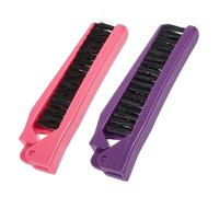 SAFIGLE 2 Pièces peigne pliant démêlant brosse démêler professionnel humide peigne de coupe de cheveux pour hommes Petit peigne antistatique portable peigne à dents larges de poche abdos