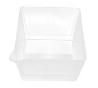 SAFIGLE 2 Pièces Plateaux de Pesée Acryliques pour Balance Électronique Supports Transparants pour Tasses de Pesée Accessoires Pratiques pour Cuisine et Bijoux