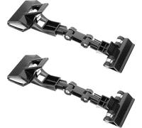 SAFIGLE 2 pièces Porte-étiquette de Prix Rotatif Clip Double Pivot Réglable pour Affichage Prix Magasin Support Pratique pour Supermarché et Commerce de Détail Noir
