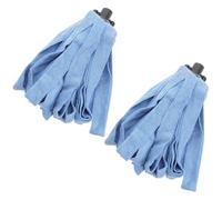 SAFIGLE 2 pièces Recharge de Mop Microfibre Accessoires de Nettoyage pour Sols Carrelage et Marbre Bleu