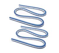 SAFIGLE 2 pièces Règle Courbe Flexible pour Dessin Technique Couture Outil avec Lame Métallique et Échelle Claire Adaptée Au Design Ingénierie et Confection