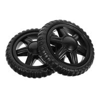 SAFIGLE 2 pièces Roues de Rechange pour Chariot Courses Plastique Petites Roues Résistantes pour Caddie et Trolley Lot de Roulettes pour Transport Facile