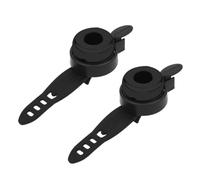 SAFIGLE 2 Pièces Sonnette de Vélo en Plastique Noir, Compacte et Sonore, Accessoire Pratique pour Trottinettes et Skateboards D'garçon et Filles Garçons et Filles