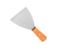 SAFIGLE 2 pièces Spatule de Cuisine Acier Inoxydable Spatule Triangulaire Multifonction pour Poêles Ustensile Résistant pour Steak et Crêpes Pratique et Facile à Nettoyer