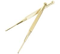 SAFIGLE 2 Pièces Stylo D'acupression en Cuivre Léger avec Ressort Intégré pour Détection Précise des Points Auriculaires, Outil Pratique pour Thérapie et Réflexologie Auriculaire