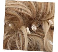 SAFIGLE 2 Pièces Synthetic Messy Bun Hair Piece Lightweight Wavy Chignon Wig For Women Role Playing And Elegant Updo Accessory Daily Party Wedding