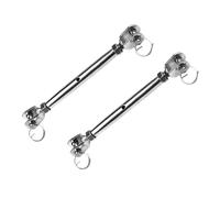 SAFIGLE 2 pièces Tendeur Câble Inox Acier Inoxydable Corps Fermé Mâchoire Solide Résistant Corrosion pour Usage Voile et Industriel