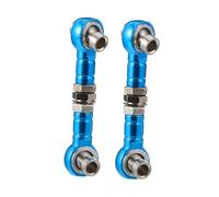 SAFIGLE 2 pièces Tringlerie de Biellette de Direction Ajustable pour Voiture Rc Tige de Liaison Antirouille Léger et Facile à Installer Accessoire de Remplacement pour Modèles Rc