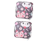 SAFIGLE 2 Pièces Trousse Petite Protection Menstruelle Portable Pochette Multi Usage pour Serviettes Hygiéniques et Petits Objets Durable et Pratique pour Voyage