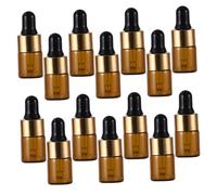 SAFIGLE 20 pièces Bouteilles Verre Pipette Flacons Rechargeables pour Huiles Essentielles et Cosmétiques Étanches et Pratiques pour Voyage et DIY