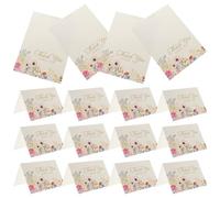 SAFIGLE 20 Pièces Carte de Remerciement pour Enseignants Merci Papier | Intérieur Vierge pour Notes, Écriture Facile, Motif Floral Élégant, Souvenir Personnalisé pour Parents et Professeurs